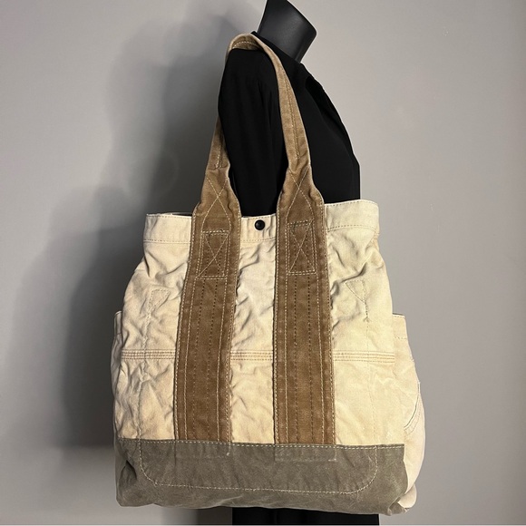 Rare Wallace & Barnes J. Crew Dry Goods New York Canvas Tote Bag - Picture 7 of 15